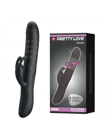 Wibrator z Króliczkiem COLIN Wibracje + Rotacje - Wibratory Króliczki - 2