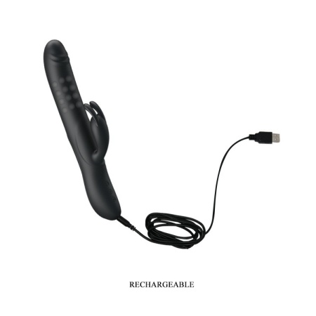 Wibrator króliczek Colin z wibracjami i rotacją 25 cm - 7