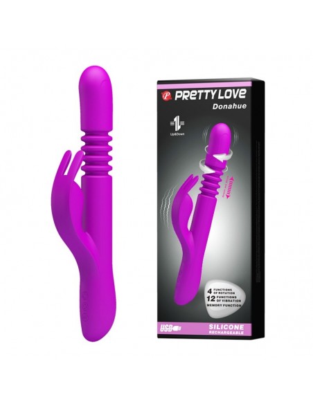 Wibrator królik DONAHUE z Rotacją i Wibracjami - Wibratory Króliczki - 2