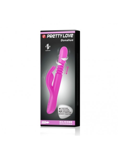 Wibrator królik DONAHUE z Rotacją i Wibracjami - Wibratory Króliczki - 11