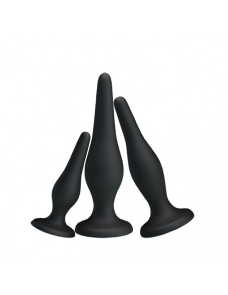 Zestaw Korków Analnych o Różnej Wielkości Idealny Dla Początkujących - Korki analne silikonowe - 6