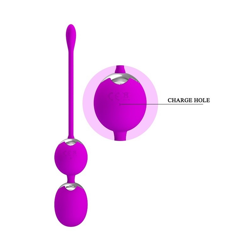 Kulki Kegla Werner - 12 funkcji wibracji, silikon medyczny, długość 20,5 cm, ø 34 mm - 8