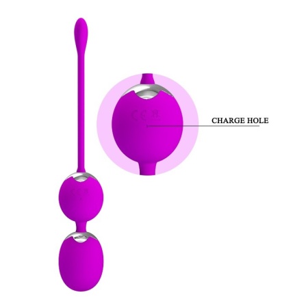 Kulki Kegla Werner - 12 funkcji wibracji, silikon medyczny, długość 20,5 cm, ø 34 mm - 8