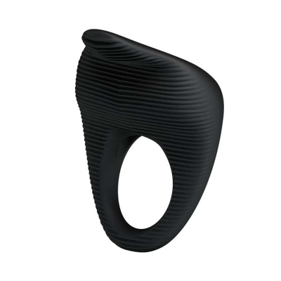Wibrujący pierścień na penisa Thimble z wypustką łechtaczkową 2,5 cm - 1