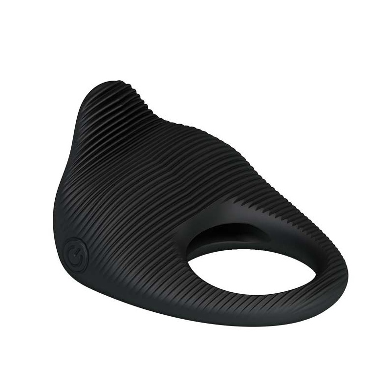 Wibrujący pierścień na penisa Thimble z wypustką łechtaczkową 2,5 cm - 4