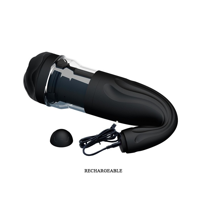 Automatyczny masturbator Breton USB z rotacją i ruchem góra-dół, 27,3 cm - 8