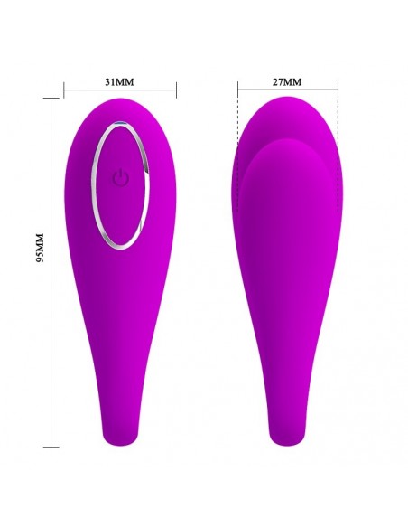 Stymulator Sterowany Telefonem AUGUST Bluetooth 12 Funkcji - WIBRATORY DLA PAR - 6