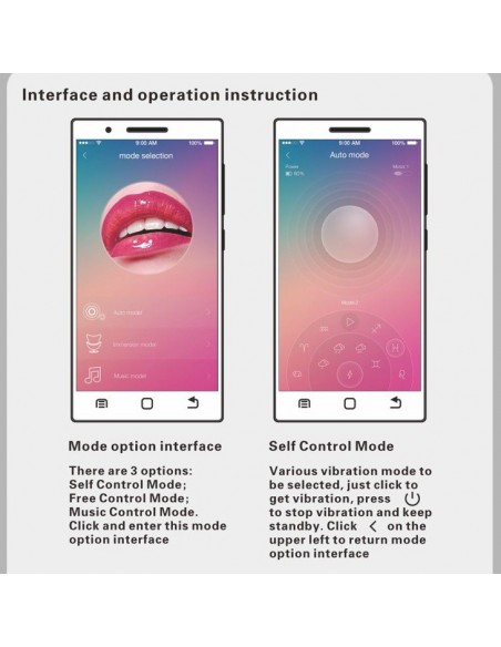 Stymulator Sterowany Telefonem AUGUST Bluetooth 12 Funkcji - WIBRATORY DLA PAR - 11