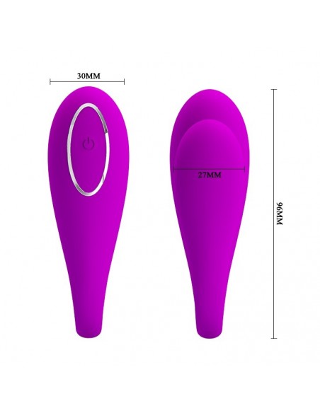 Stymulator dla Par ALGERNON USB PURPLE 12 function - Stymulatory i wibratory dla par - 5