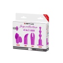Toys Collection 4 in 1 - wibrator z 4 wymiennymi nakładkami - 13