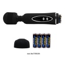Masażer wand Power Wand - 12 funkcji wibracji, silikon i ABS, zasilanie 4× AA, opakowanie 220 × 105 × 50 mm - 9