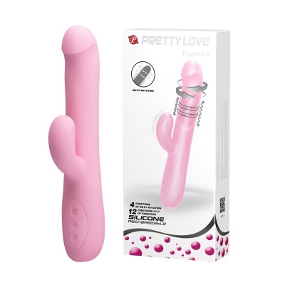 Wibrator rotacyjny Truman - 4 tryby rotacji, 12 programów wibracji, 23,8 × 3,7 cm - 1 2