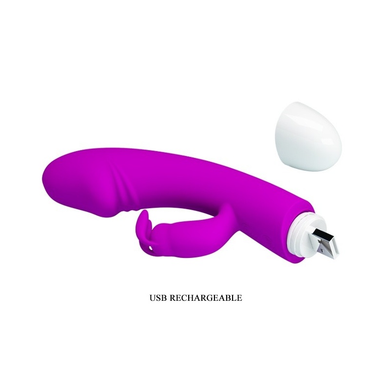 Wibrator Will - króliczek z 30 trybami wibracji, stymulatorem łechtaczki i długością całkowitą 18 cm - 8