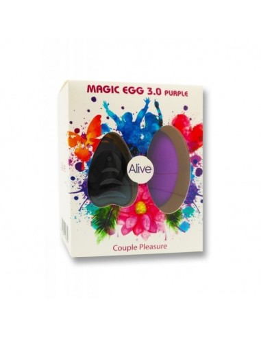 Bezprzewodowe jajeczko wibrujące 3.0 PURPLE Remote control - Wibratory Jajeczka - 2