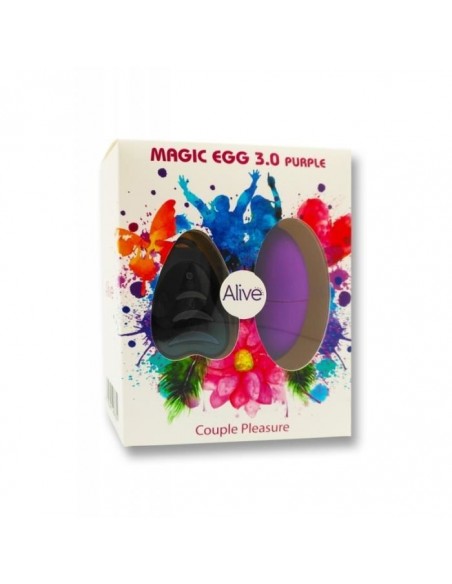 Bezprzewodowe jajeczko wibrujące 3.0 PURPLE Remote control - Wibratory Jajeczka - 2
