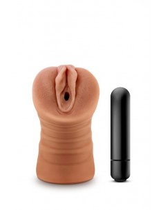 Masturbator Z Wibracjami M For Men Julieta Mocha - Masturbatory i Sztuczne pochwy - 1