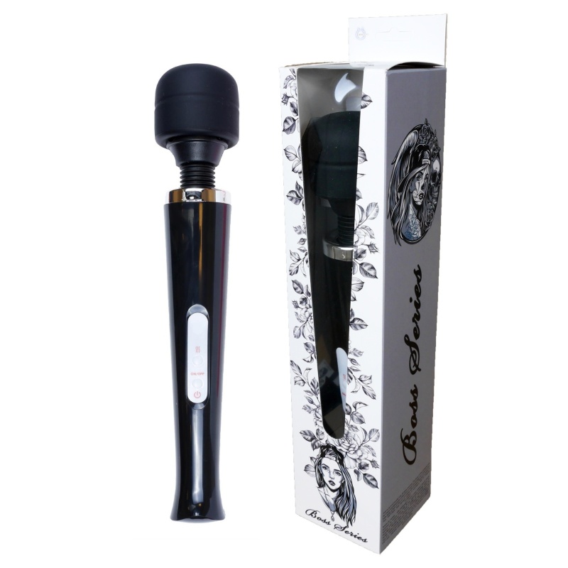 Masażer Magic Wand USB 10 Programów, Czarny - 2