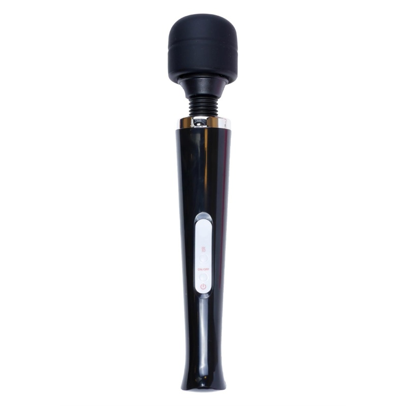 Masażer Magic Wand USB 10 Programów, Czarny - 1