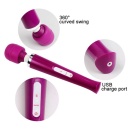 Masażer Magic Wand USB 10 Programów, Czarny - 13