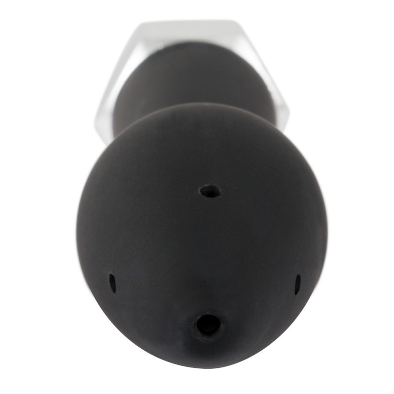 Rear Splash — końcówka analno-dyszowa 2 w 1 do węża prysznicowego, gwint Ø 2 cm, długość 16 cm, Ø 3,5 cm - 5