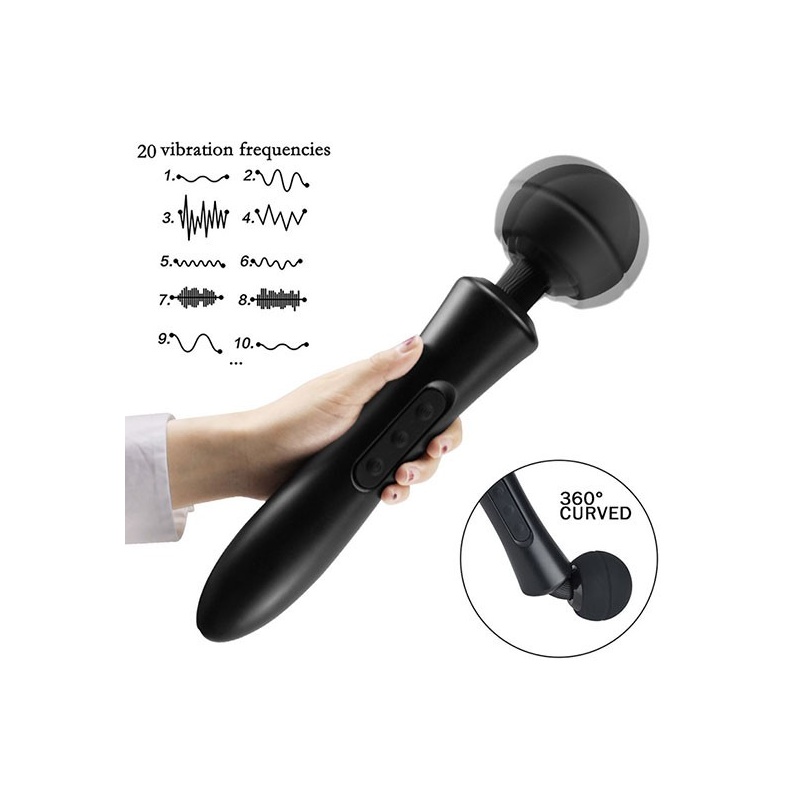 Stymulator Ultra Powerful Big Czarny - 13