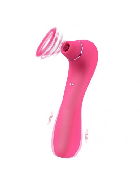 Bezdotykowy Stymulator Łechtaczki i Wibrator w Jednym 10 Funkcji - Wibratory Bezdotykowe - 2