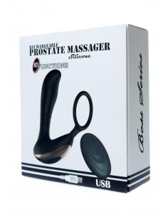 Masażer prostaty with Ring USB 10 Function / Remote Control - Masażery i stymulatory prostaty - 1 2