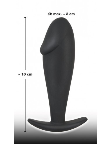 Korek analny zatyczka Small silicone plug - Korki analne silikonowe - 6