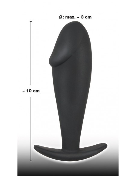 Korek analny zatyczka Small silicone plug - Korki analne silikonowe - 6