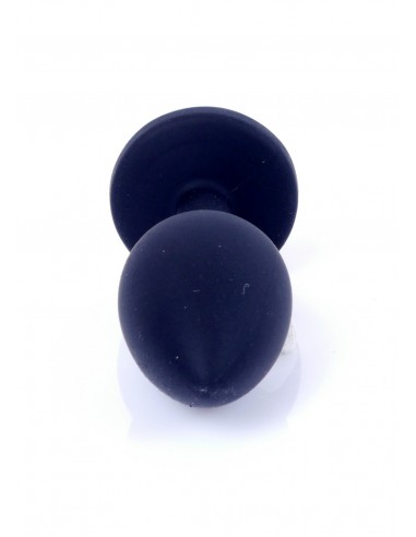 Mały Silikonowy Korek Analny  z Diamentem - Exclusivity - Korki analne silikonowe - 6