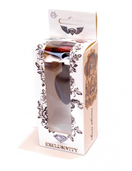 Mały Silikonowy Korek Analny  z Diamentem - Exclusivity - Korki analne silikonowe - 8