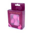 Kulki Kegla Silicone Kegal Balls Set - Pink - zestaw 3 kulek z medycznego silikonu z ruchomymi stalowymi obciążnikami, 7 cm / 7, - 4