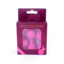 Kulki Kegla Silicone Kegal Balls Set - Pink - zestaw 3 kulek z medycznego silikonu z ruchomymi stalowymi obciążnikami, 7 cm / 7, - 5