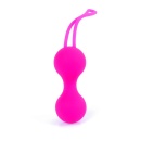 Kulki Kegla Silicone Kegal Balls Set - Pink - zestaw 3 kulek z medycznego silikonu z ruchomymi stalowymi obciążnikami, 7 cm / 7, - 7