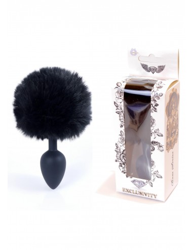 Silikonowy Korek Analny z Ogonem Króliczka Bunny Tail - Korki analne z ogonkiem - 4