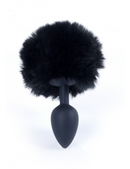 Silikonowy Korek Analny z Ogonem Króliczka Bunny Tail - Korki analne z ogonkiem - 3