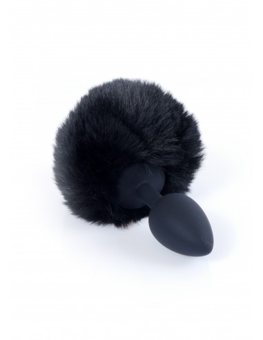 Silikonowy Korek Analny z Ogonem Króliczka Bunny Tail - Korki analne z ogonkiem - 2