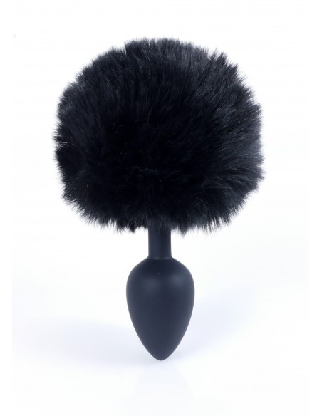 Silikonowy Korek Analny z Ogonem Króliczka Bunny Tail - Korki analne z ogonkiem - 6