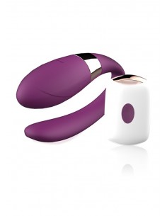 Stymulator dla Kobiet i Par V-Vibe z Pilotem Bezprzewodowym 7 Funkcji Wibracji - WIBRATORY DLA PAR - 1
