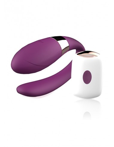 Stymulator dla Kobiet i Par V-Vibe z Pilotem Bezprzewodowym 7 Funkcji Wibracji - WIBRATORY DLA PAR - 1