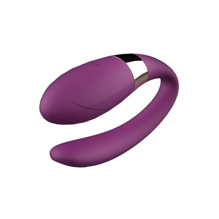 Stymulator V-Vibe Purple z podwójną stymulacją łechtaczki i punktu G, 7 trybami wibracji i pilotem bezprzewodowym - 2
