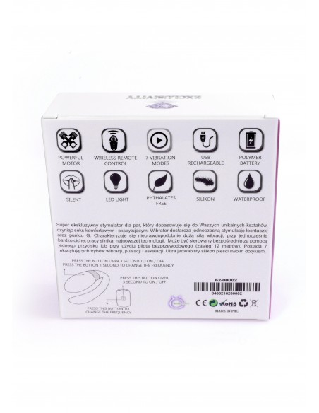 Stymulator dla Kobiet i Par V-Vibe z Pilotem Bezprzewodowym 7 Funkcji Wibracji - WIBRATORY DLA PAR - 28