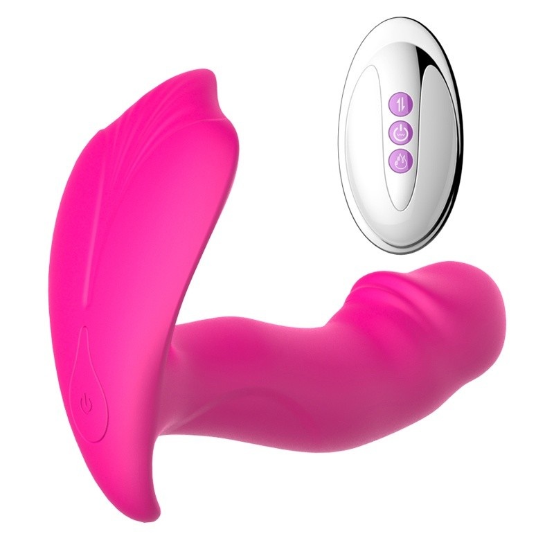 Panty Vibrator & Pulsator - silikonowy masażer z ruchem końcówki, 10 funkcjami wibracji i ogrzewaniem - 1