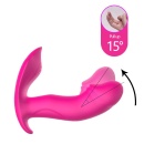 Panty Vibrator & Pulsator - silikonowy masażer z ruchem końcówki, 10 funkcjami wibracji i ogrzewaniem - 2