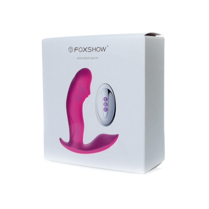 Panty Vibrator & Pulsator - silikonowy masażer z ruchem końcówki, 10 funkcjami wibracji i ogrzewaniem - 4