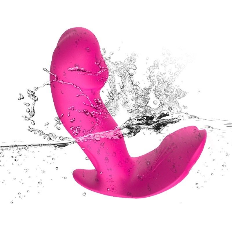 Panty Vibrator & Pulsator - silikonowy masażer z ruchem końcówki, 10 funkcjami wibracji i ogrzewaniem - 7