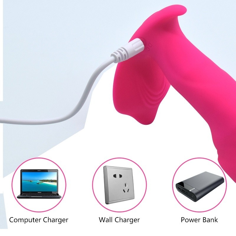 Panty Vibrator & Pulsator - silikonowy masażer z ruchem końcówki, 10 funkcjami wibracji i ogrzewaniem - 9