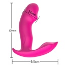 Panty Vibrator & Pulsator - silikonowy masażer z ruchem końcówki, 10 funkcjami wibracji i ogrzewaniem - 10