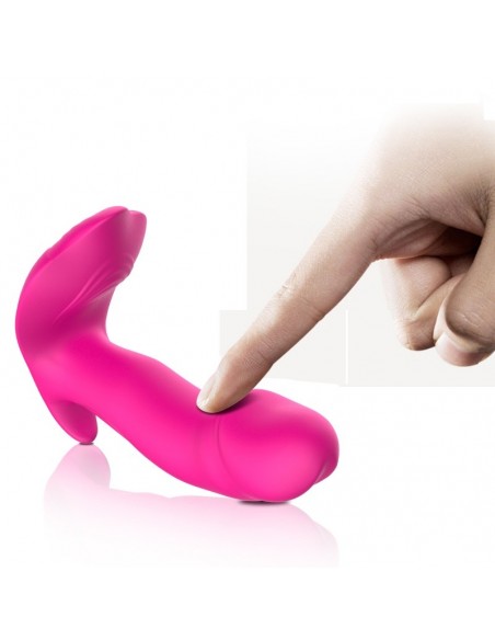 Stymulator Łechtaczki i Punktu G - Motylek do Majtek z Pulsacją i Grzaniem - Wibratory Motylki - 11