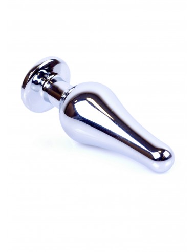 Stalowy Korek Analny z Czarnym Diamentem Exclusivity - Korki analne stalowe - 4